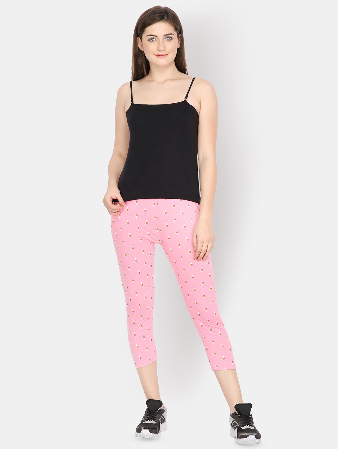 pink jersey leggings - 16693940 - Zoom Image - 3
