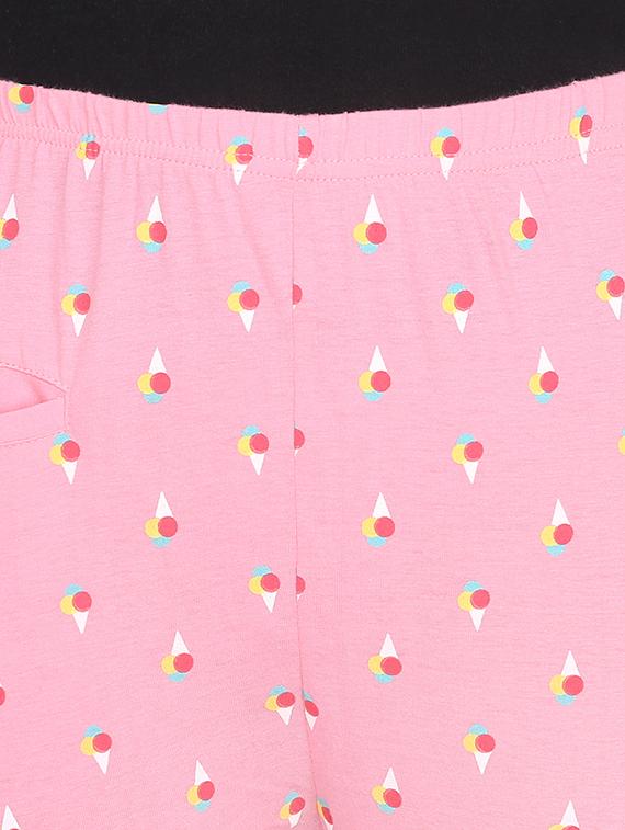 pink jersey leggings - 16693940 - Zoom Image - 4