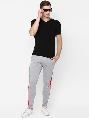 grey side taped jogger - 16694256 - Standard Image - 4