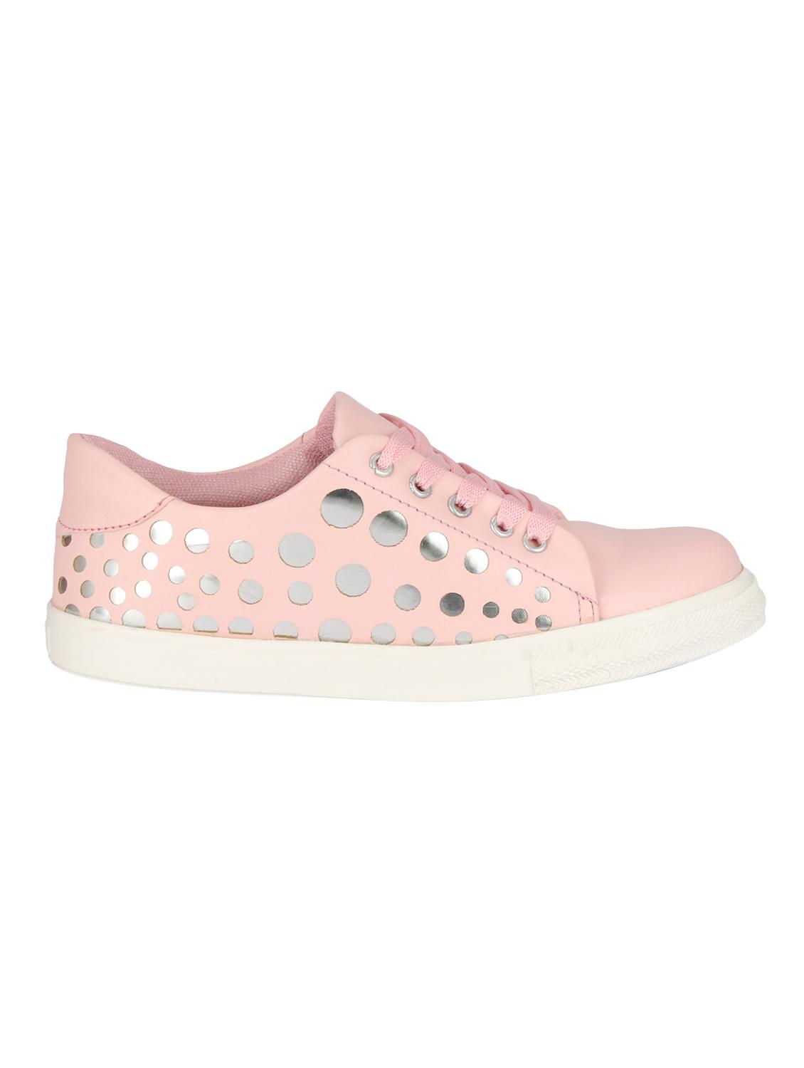 pink lace-up sneakers - 16694277 - Zoom Image - 2