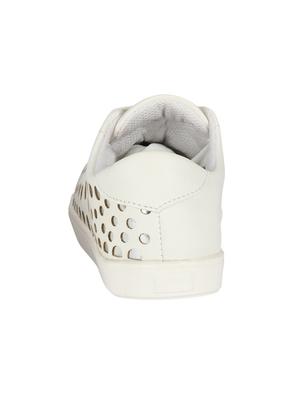 white lace-up sneakers - 16694278 - Standard Image - 3