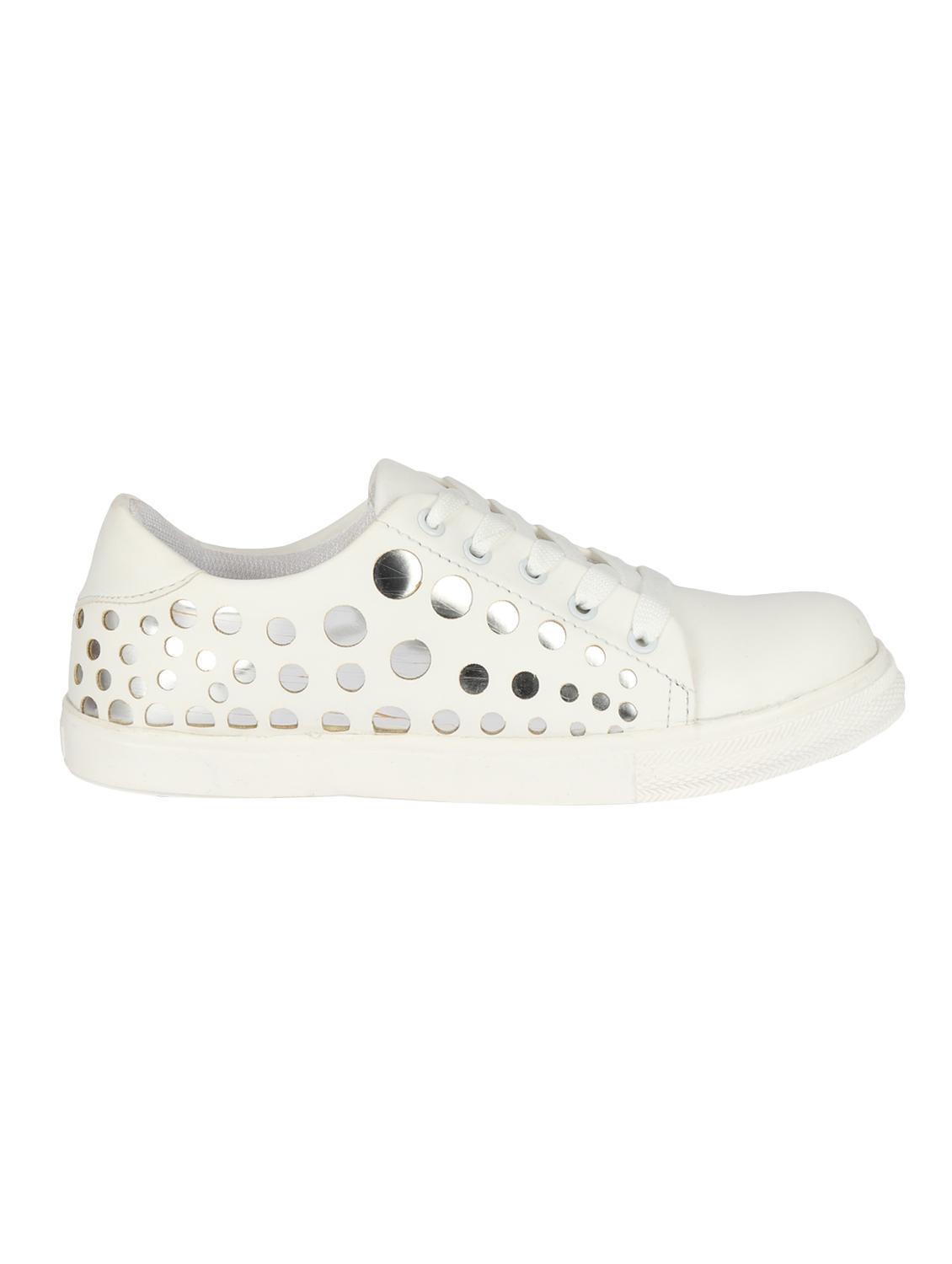 white lace-up sneakers - 16694278 - Zoom Image - 2
