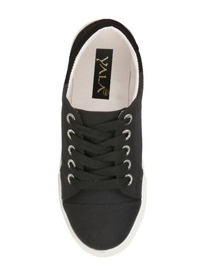 black lace-up sneakers - 16694279 - Standard Image - 3