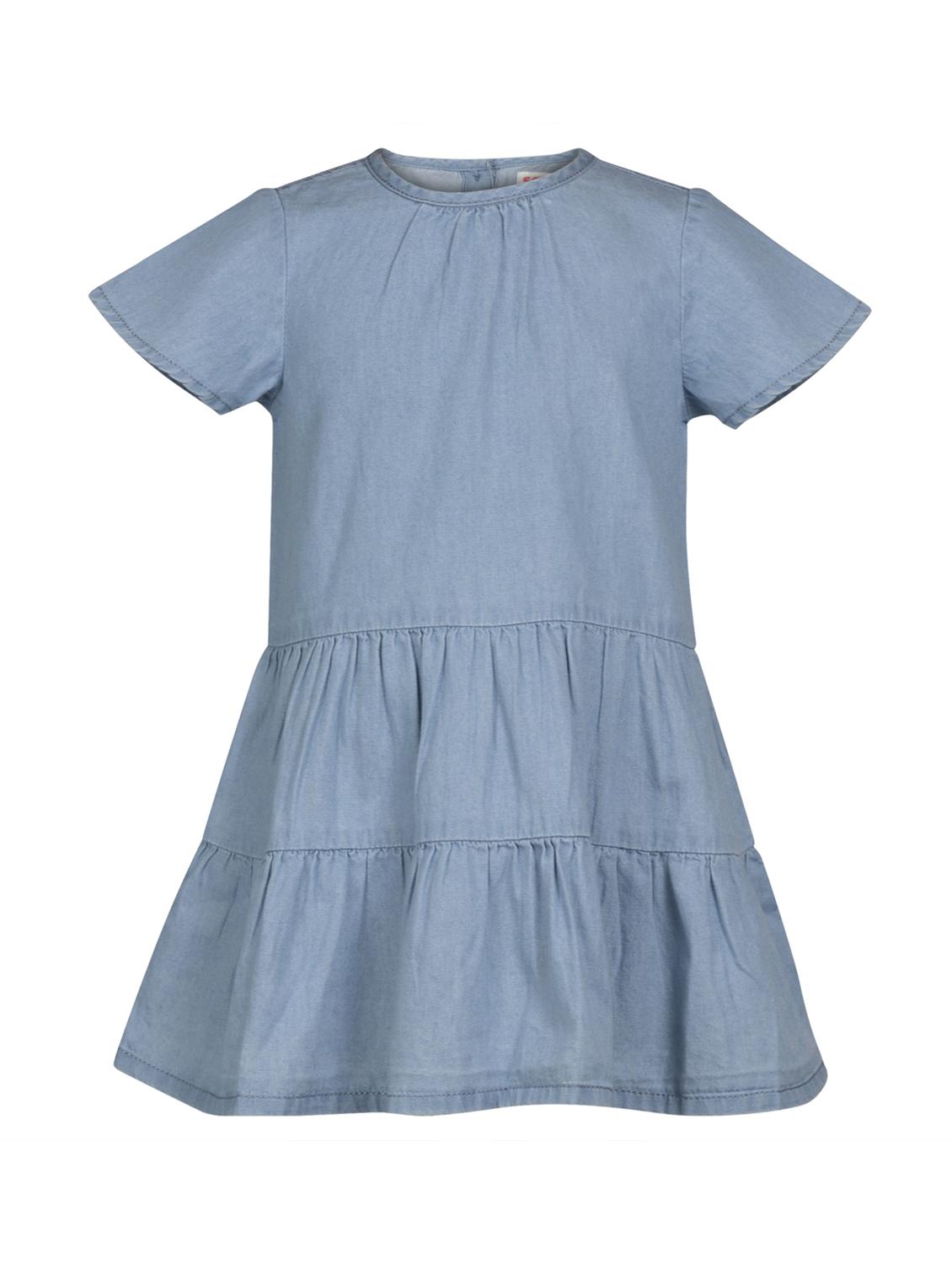 crew neck gathered frock - 16694440 - Zoom Image - 1