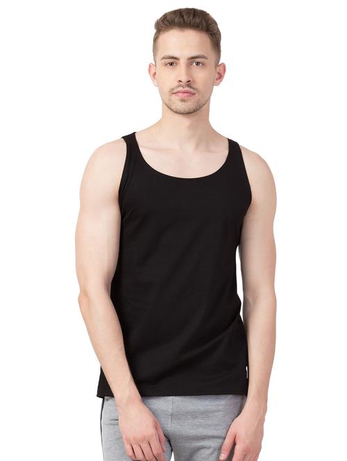 black solid vest - 16694468 - Standard Image - 1