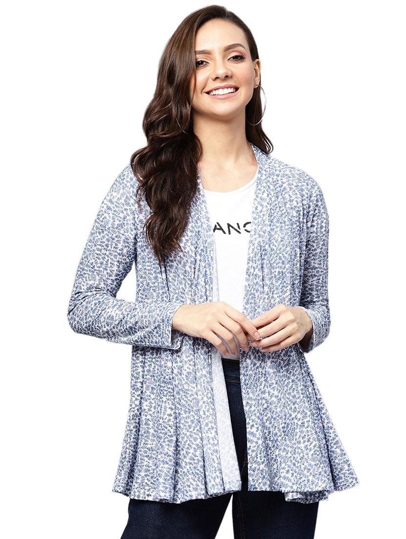 water fall neck solid shrug - 16695284 - Zoom Image - 1