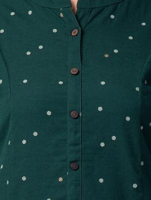 printed a-line kurta - 16695482 - Standard Image - 4