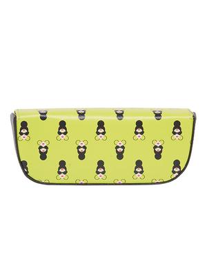 green leatherette box clutch - 16695494 - Standard Image - 2