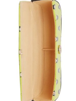 green leatherette box clutch - 16695494 - Standard Image - 3