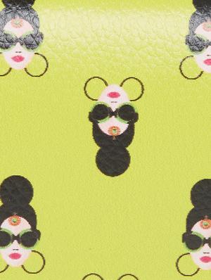 green leatherette box clutch - 16695494 - Standard Image - 5
