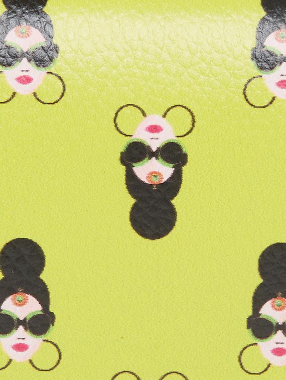 green leatherette box clutch - 16695494 - Zoom Image - 5
