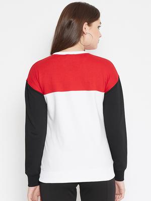 color block fleece sweatshirt - 16695646 - Standard Image - 3