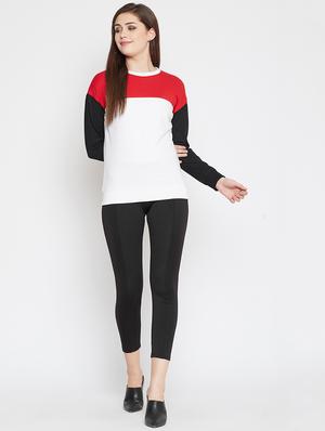 color block fleece sweatshirt - 16695646 - Standard Image - 4