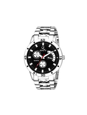 quixotic black printed & plain roman dial couple watch - 16695710 - Standard Image - 2