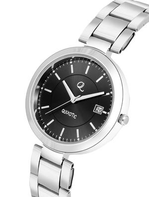 quixotic black printed & plain roman dial couple watch - 16695710 - Standard Image - 5