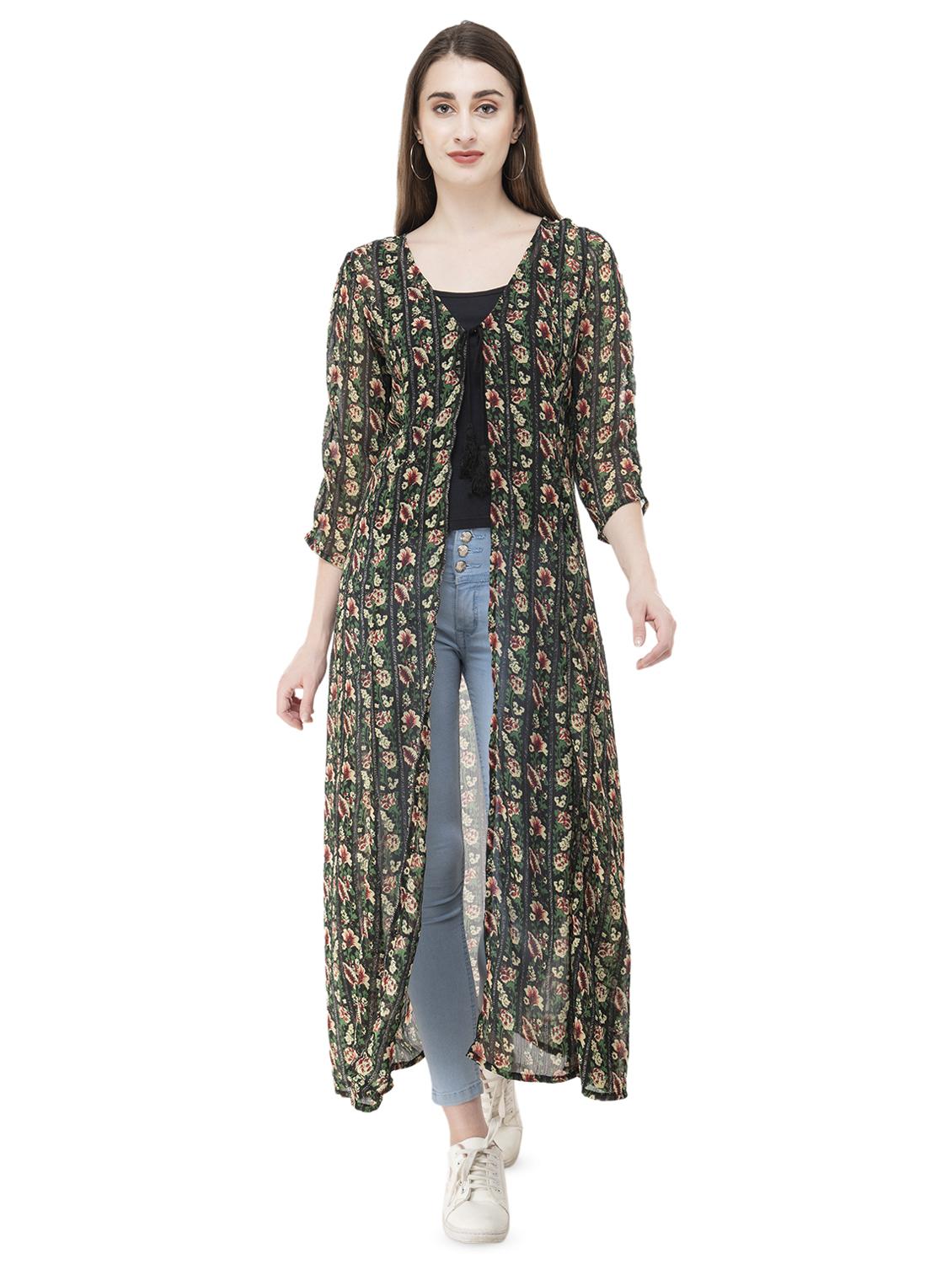 floral printed regular shrug - 16695741 - Zoom Image - 1