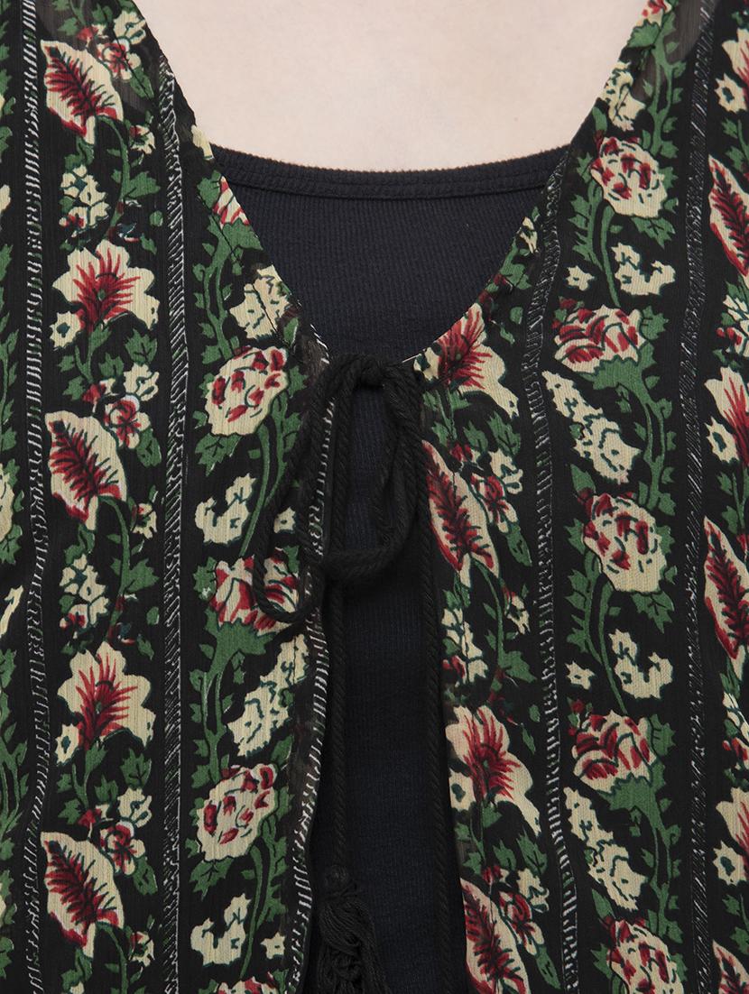 floral printed regular shrug - 16695741 - Zoom Image - 4