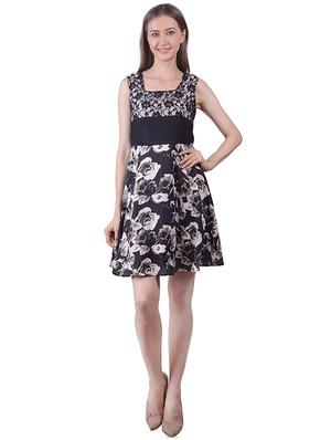 square neck floral a-line dress - 16695753 - Standard Image - 4