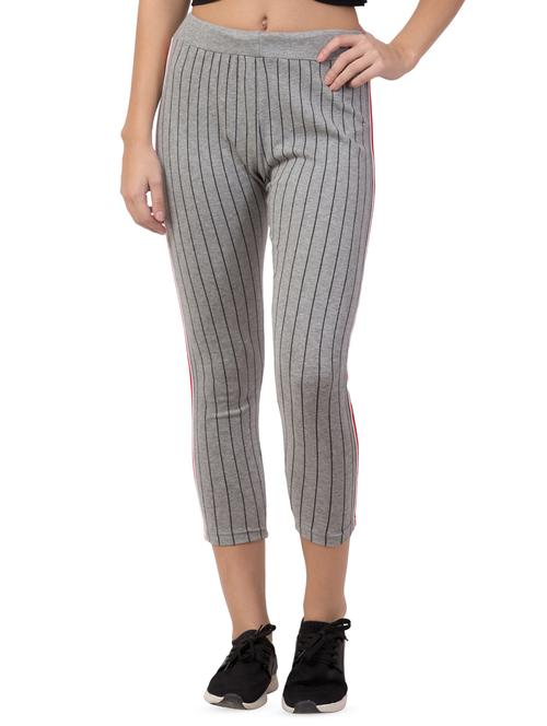 mid rise side tapping striped jegging - 16695947 - Standard Image - 1