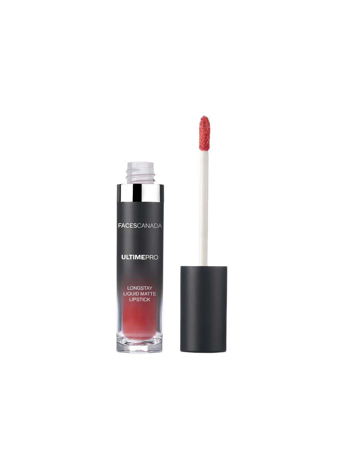 facescanada ultime pro longstay liquid matte lipstick hot vermilion 19 6ml - 16696056 - Zoom Image - 1