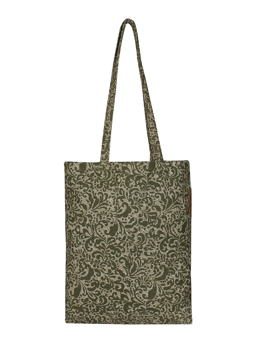 multi colored canvas combo shopping bag - 16696263 - Zoom Image - 2