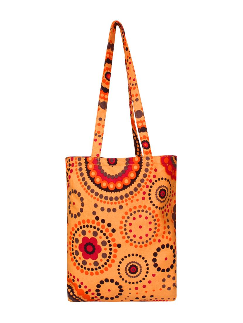 multi colored canvas combo shopping bag - 16696267 - Zoom Image - 7
