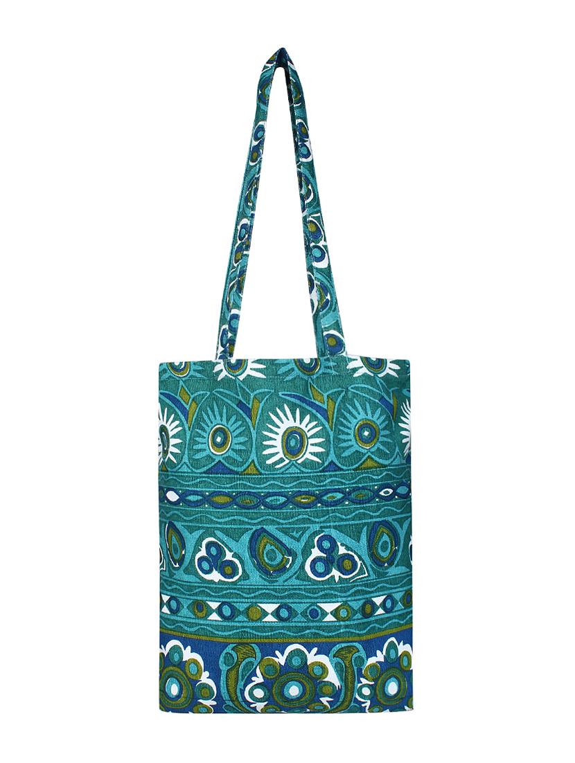 multi colored canvas combo shopping bag - 16696268 - Zoom Image - 6