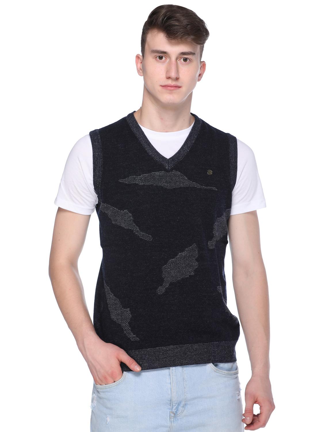 grey printed acrylic pullover - 16696699 - Zoom Image - 1
