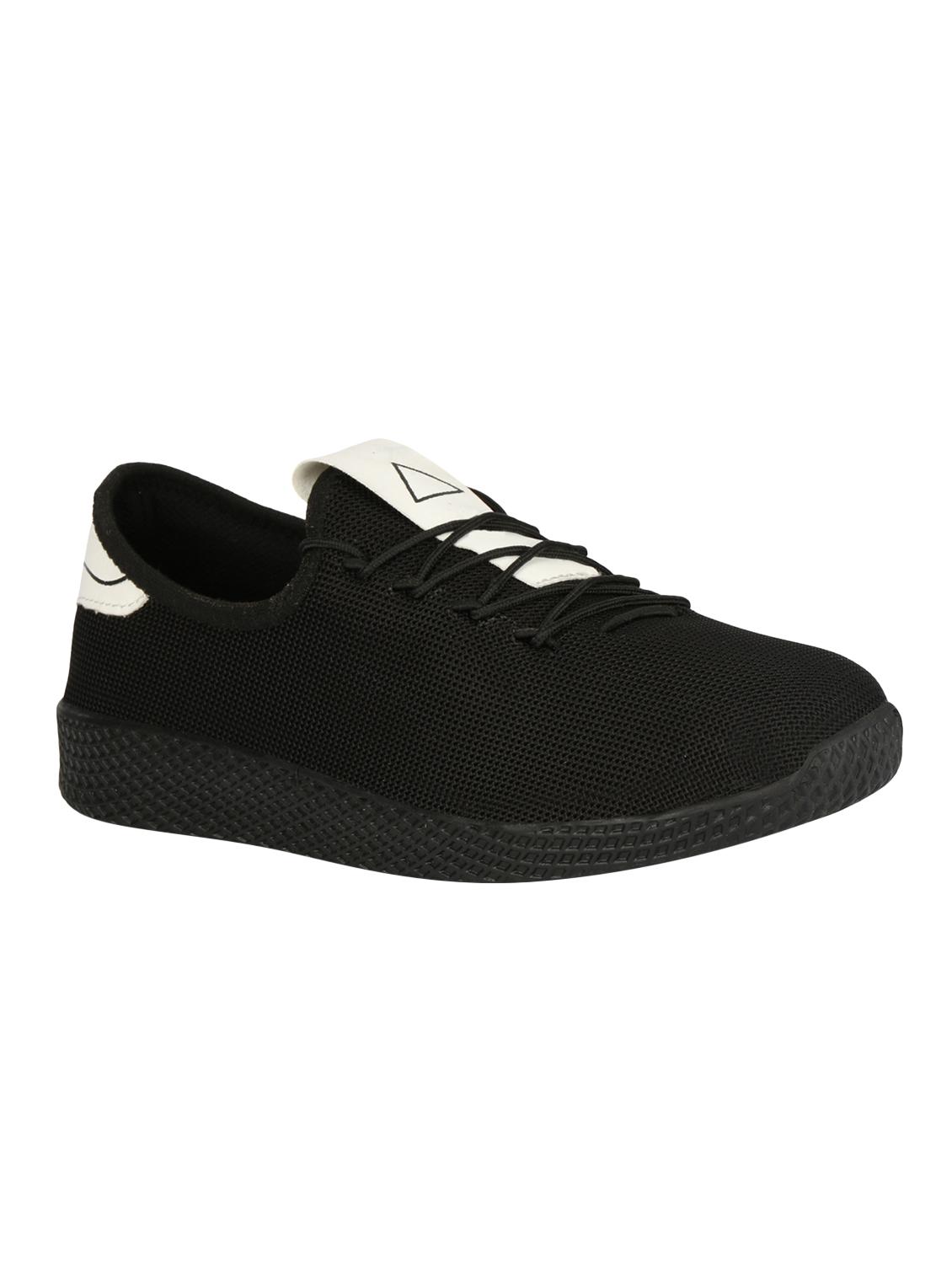 black fabric lace up shoes - 16696910 - Zoom Image - 1