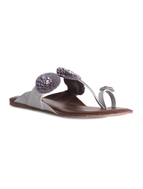 purple one toe sandals - 16697370 - Standard Image - 1