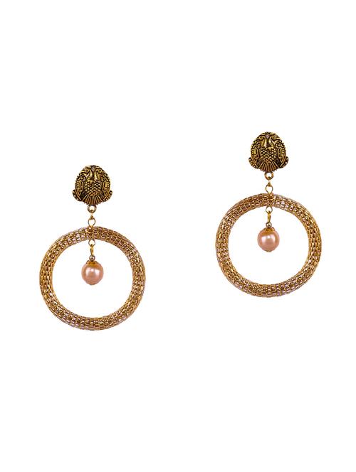 gold chandballi earring - 16697539 - Standard Image - 1