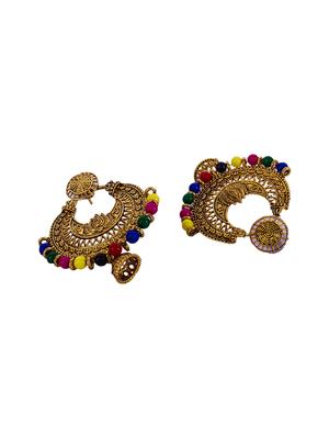 multi colored gold plated combo's. earring - 16697575 - Standard Image - 5