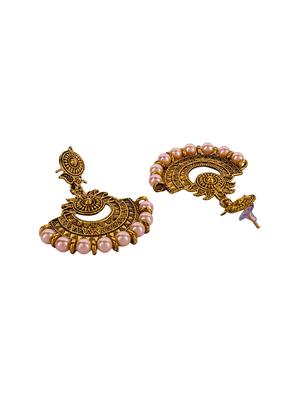 multi colored gold plated drop earring - 16697582 - Standard Image - 7