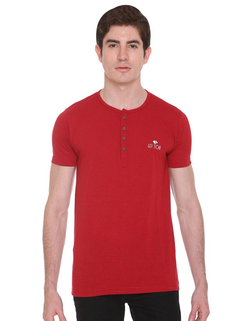 red solid t-shirt - 16698098 - Zoom Image - 1