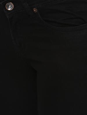 high rise solid jeans - 16698235 - Standard Image - 5