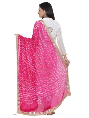 gota patti bandhani dupatta - 16698260 - Standard Image - 3