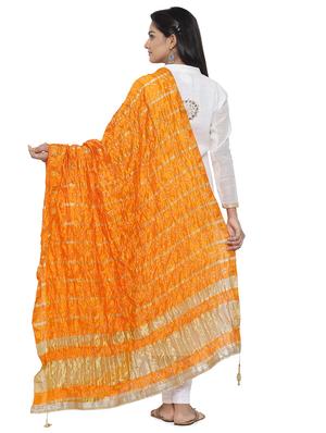 gota patti bandhani dupatta - 16698271 - Standard Image - 3