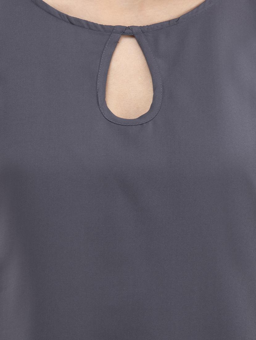 key hole neck cold shoulder top - 16698472 - Zoom Image - 5