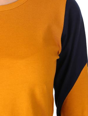 color block long sleeved top - 16698951 - Standard Image - 5
