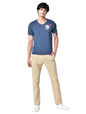beige solid organic cotton chinos - 16699240 - Standard Image - 4