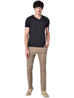 black solid organic cotton t-shirt - 16699256 - Standard Image - 4