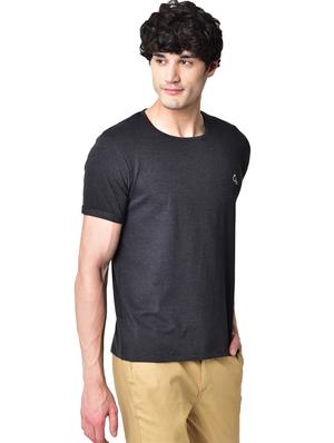 grey solid organic cotton t-shirt - 16699257 - Standard Image - 2