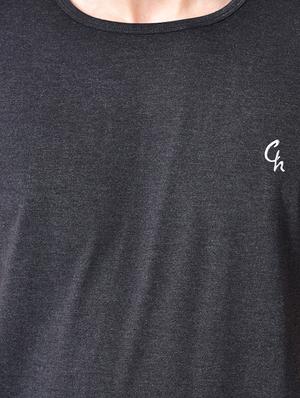 grey solid organic cotton t-shirt - 16699257 - Standard Image - 5
