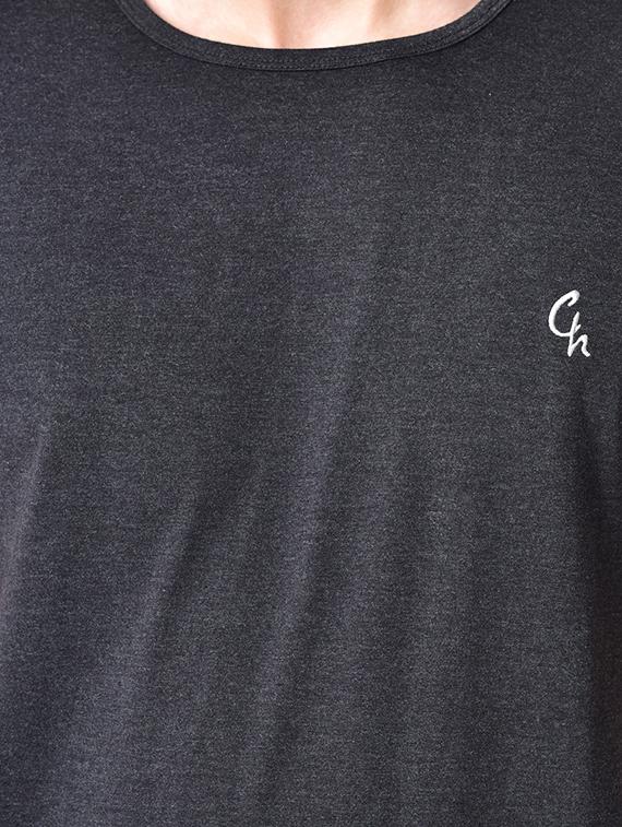grey solid organic cotton t-shirt - 16699257 - Zoom Image - 5