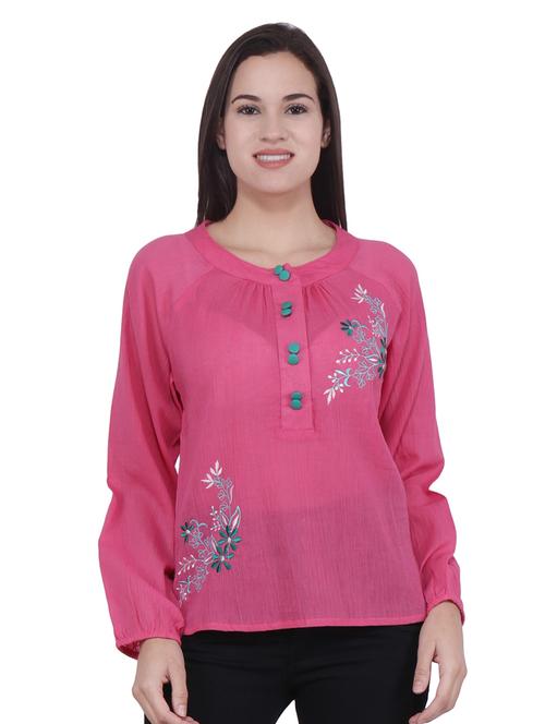 embroidered a-line kurti - 16699282 - Very Small Image - 1