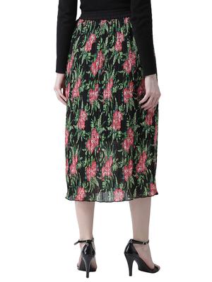 high rise floral pleated skirt - 16699846 - Standard Image - 3