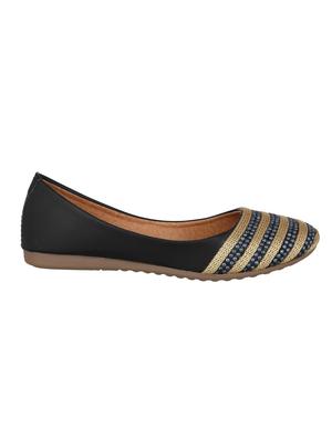 black slip on ballerinas - 16699859 - Standard Image - 2