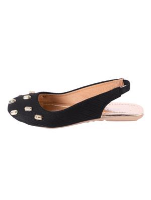 black back strap sandals - 16699870 - Standard Image - 2
