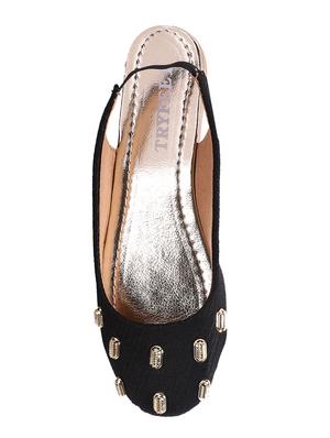 black back strap sandals - 16699870 - Standard Image - 4
