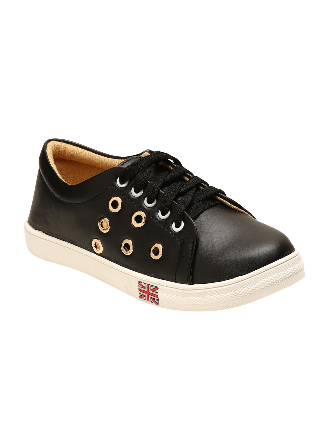black lace-up sneakers - 16699874 - Zoom Image - 1